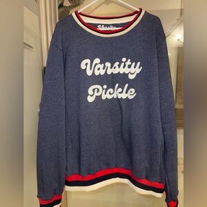 Varsity Pickle sweater